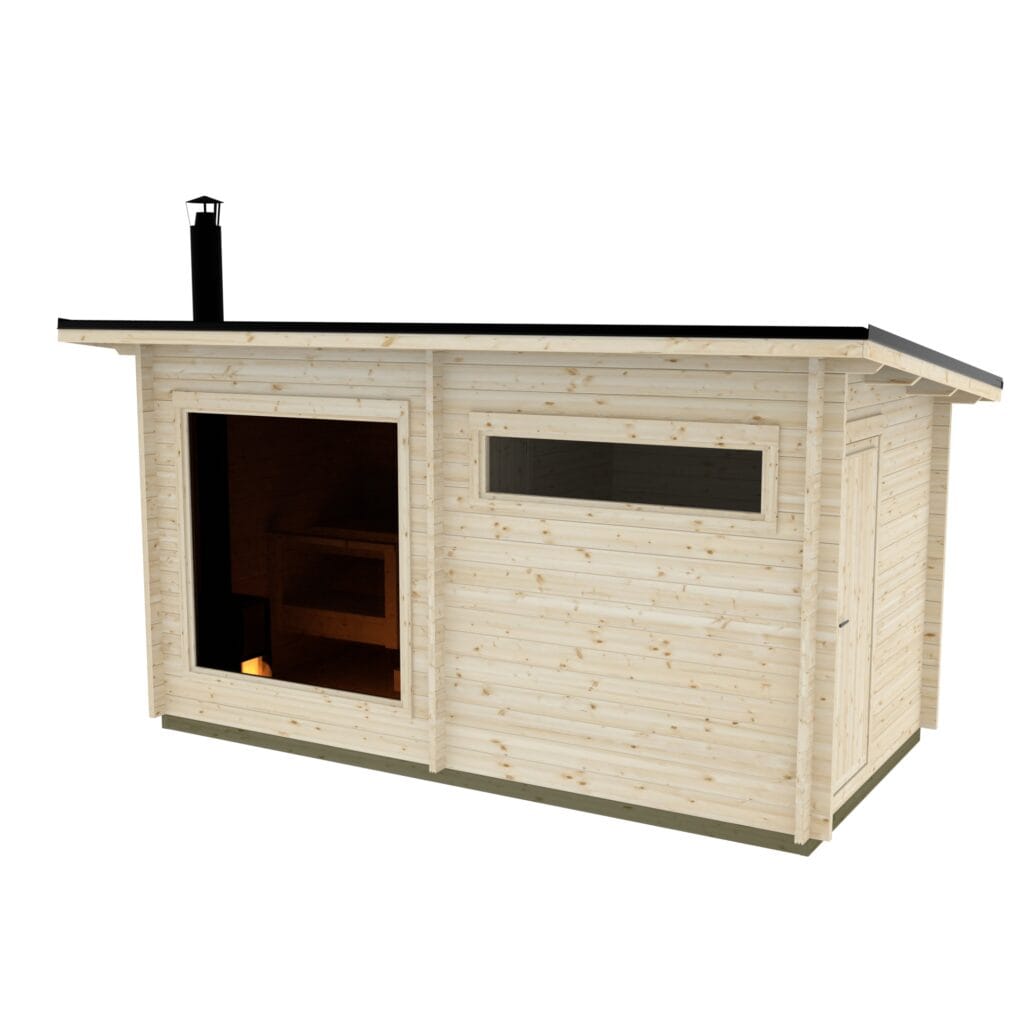 Pihasauna Hiili + pukuhuone