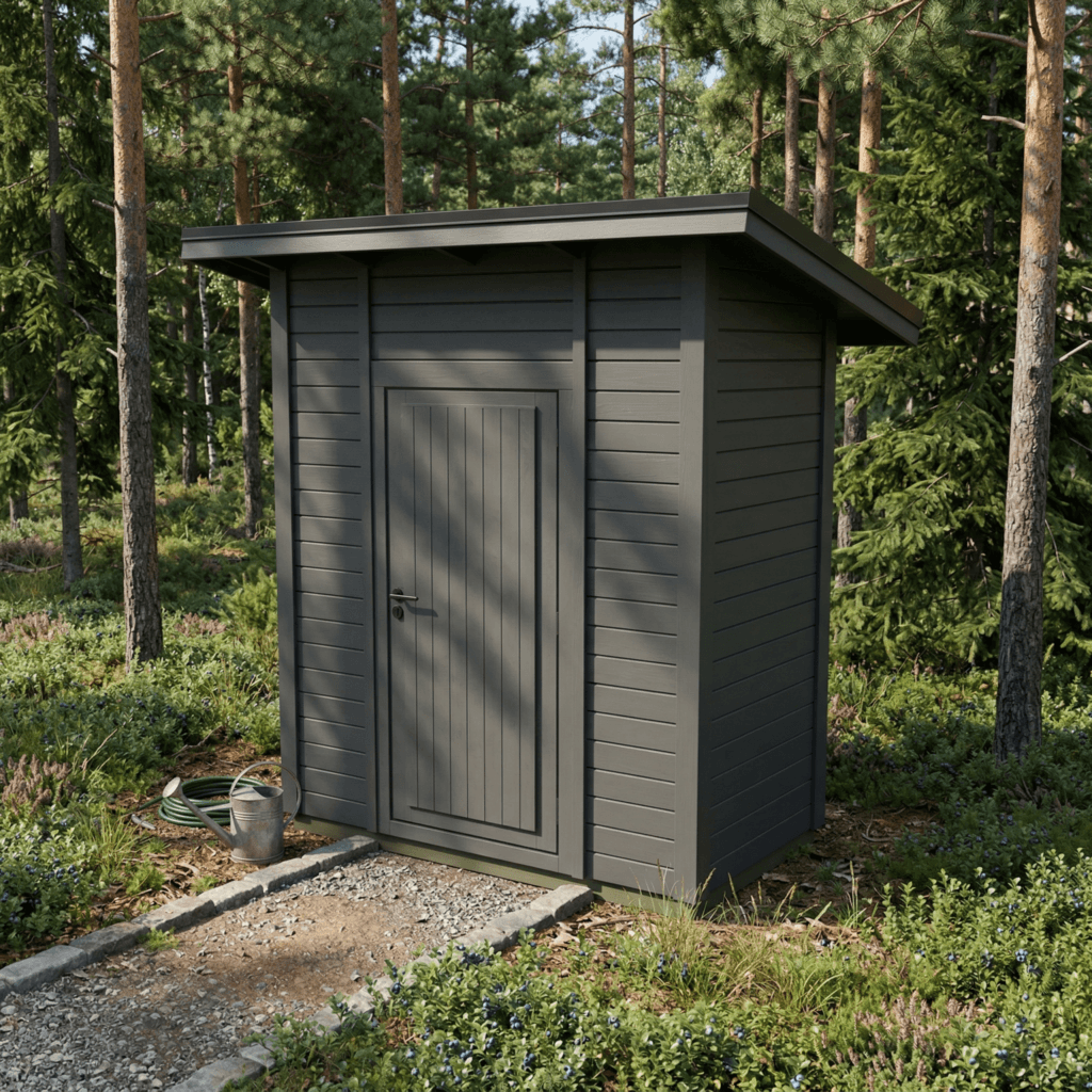 Helppå-Pihavarasto lapekattoinen 2,5m2