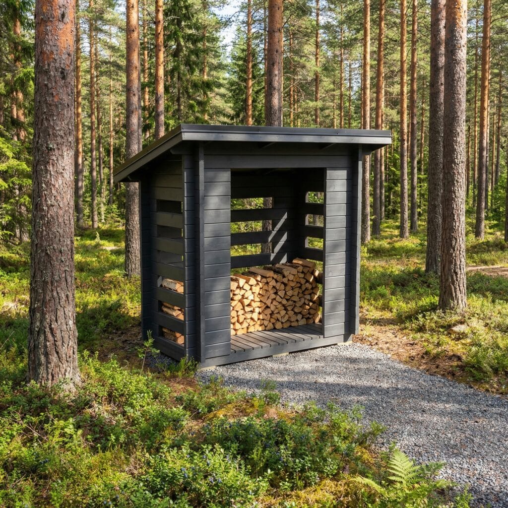 Polttopuukatos Partio 2m2