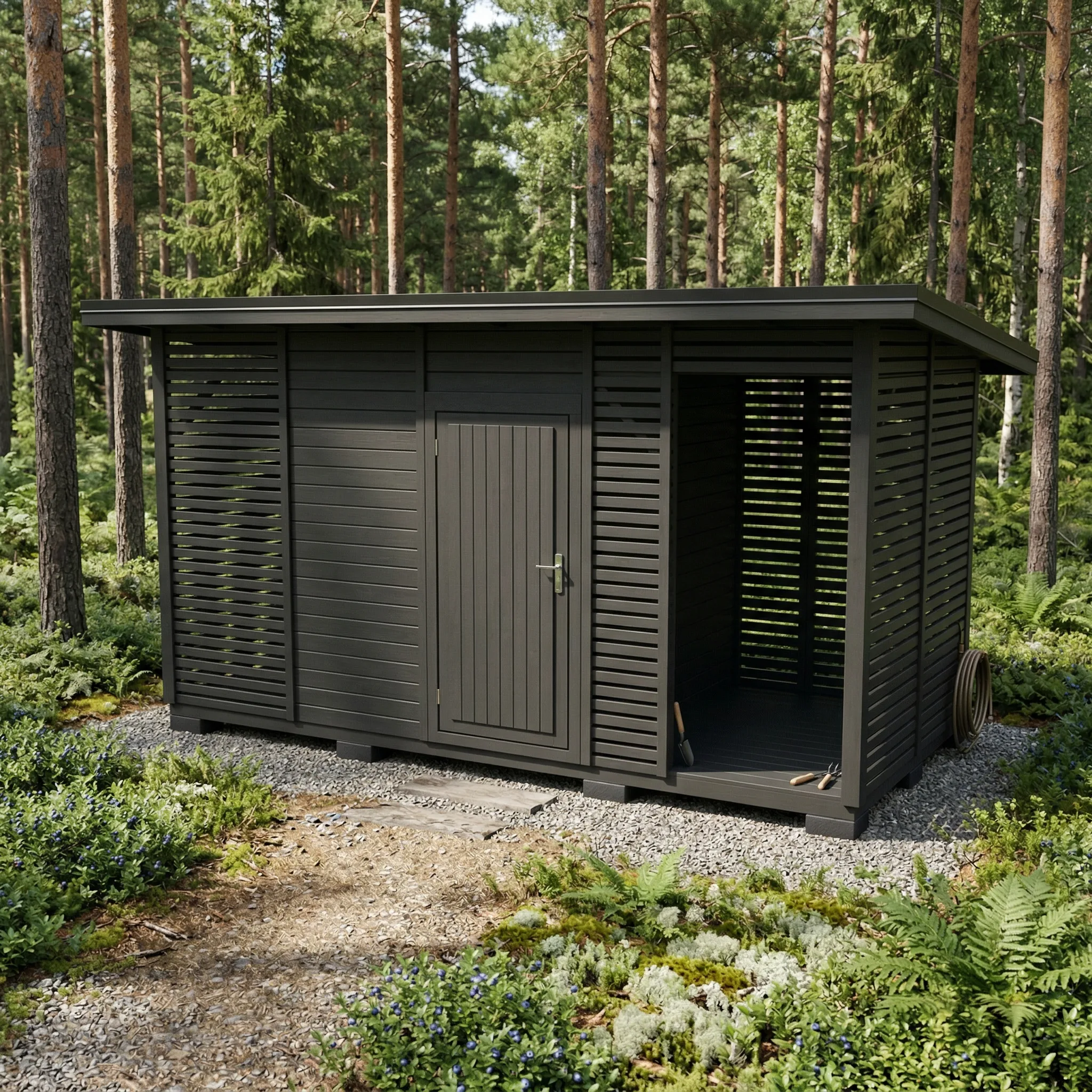 Helppå-Varasto 4,5×2 m2, Helppå-elementti