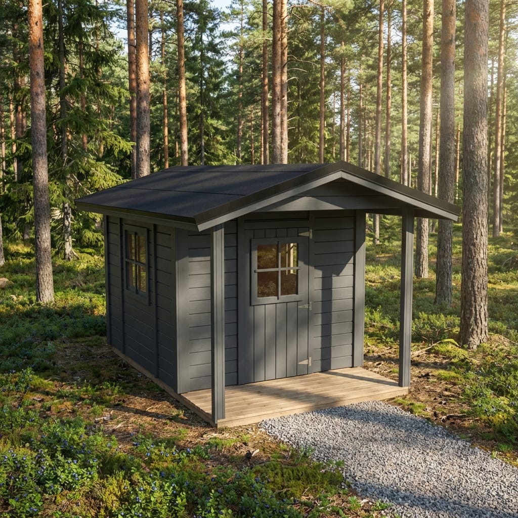 Helppå-Leikkimökki Emilia + kuisti