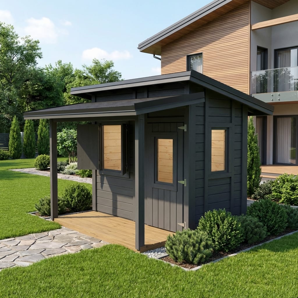 Helppå-Leikkimökki Ilpo +kuisti