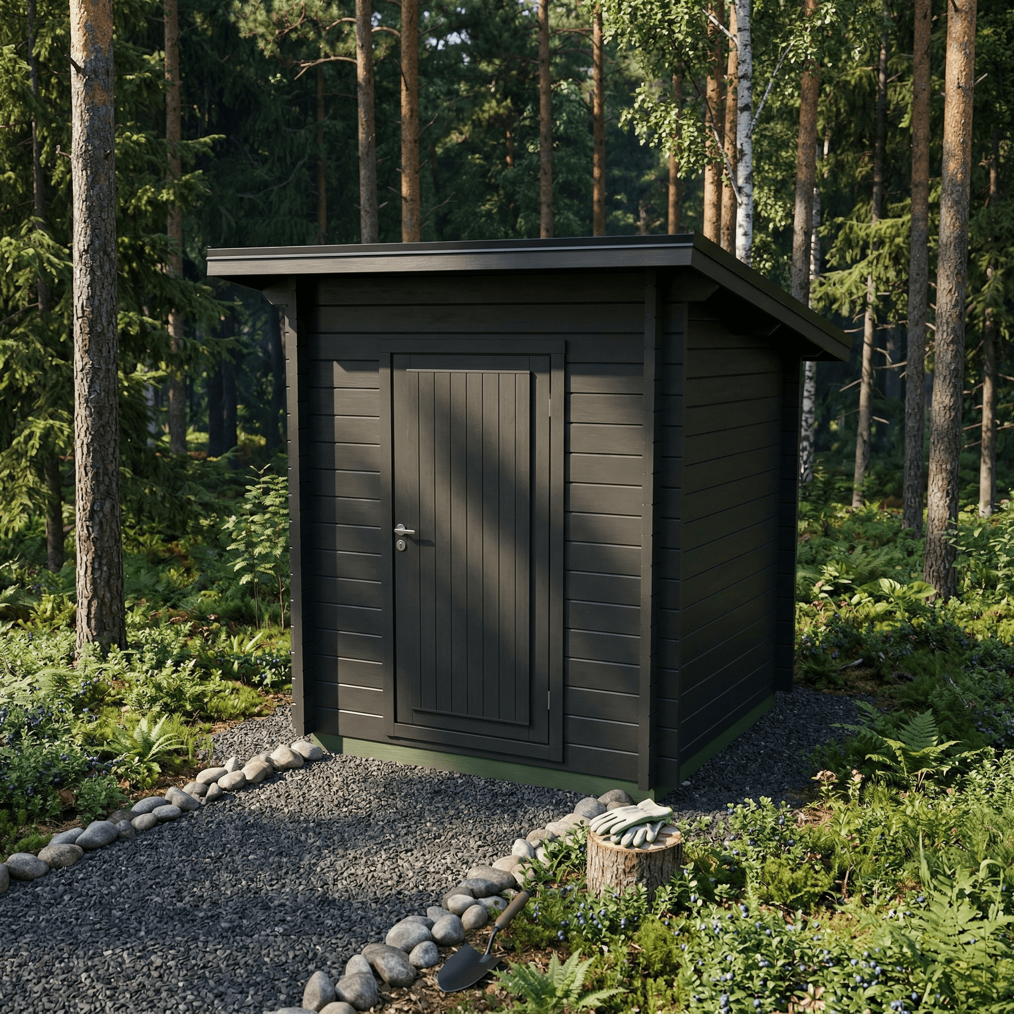 Pihavarasto Tara B lapekattoinen 3,6 m2