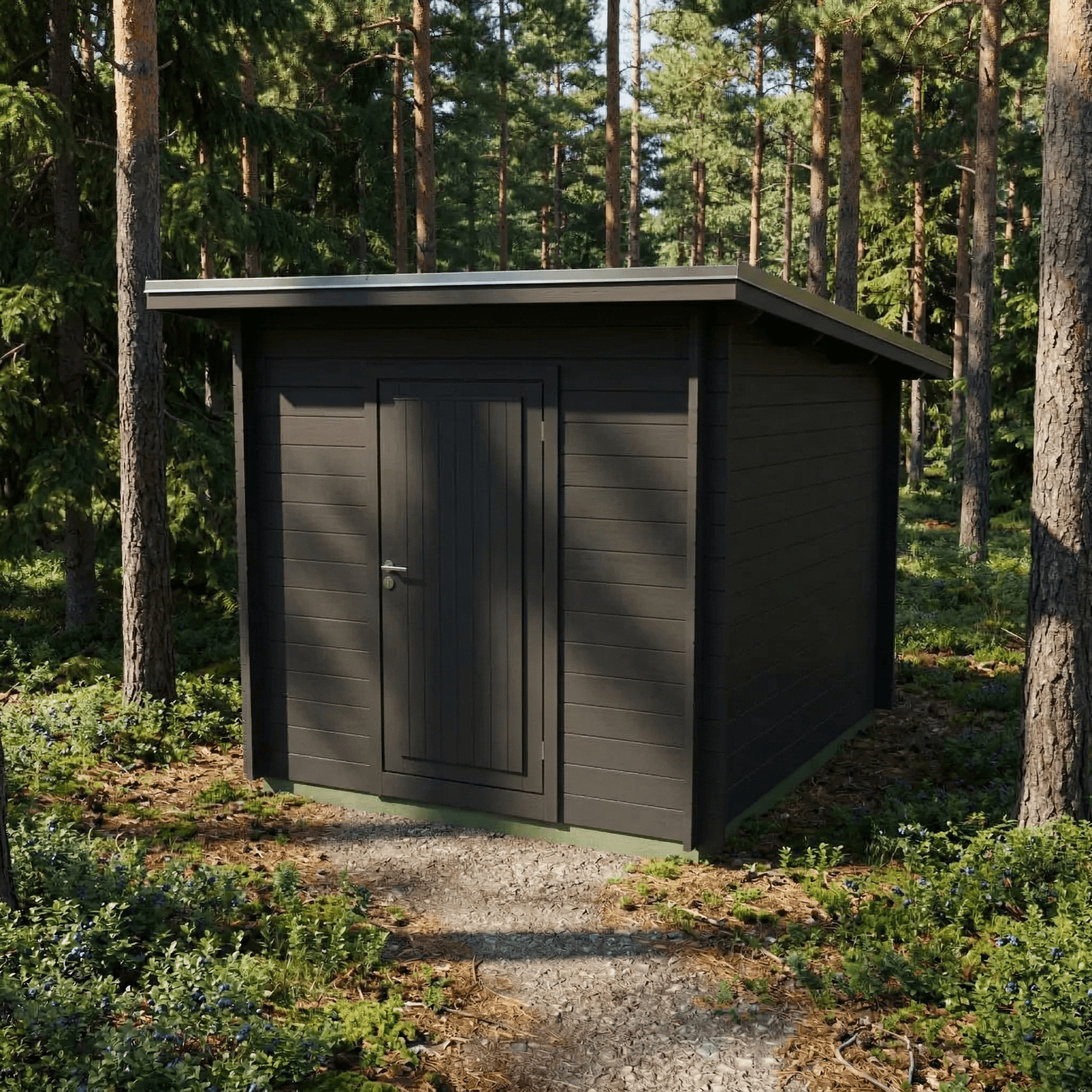 Pihavarasto Tara C lapekattoinen 4,4 m2