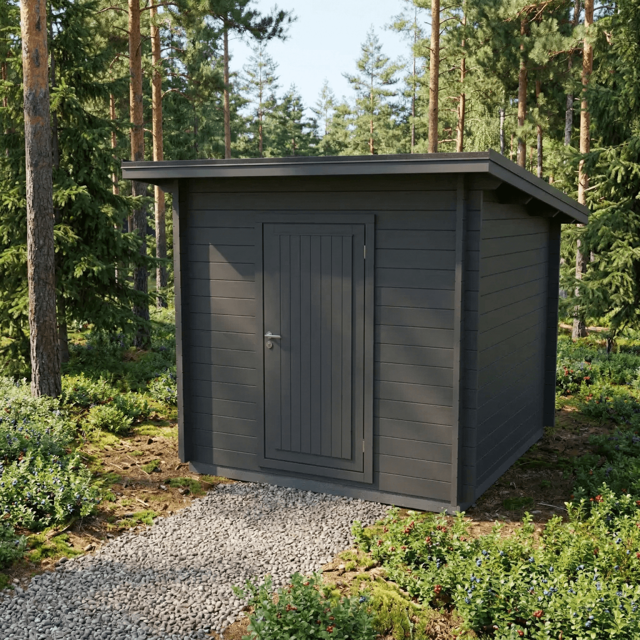 Pihavarasto Tara D lapekattoinen 5,3 m2