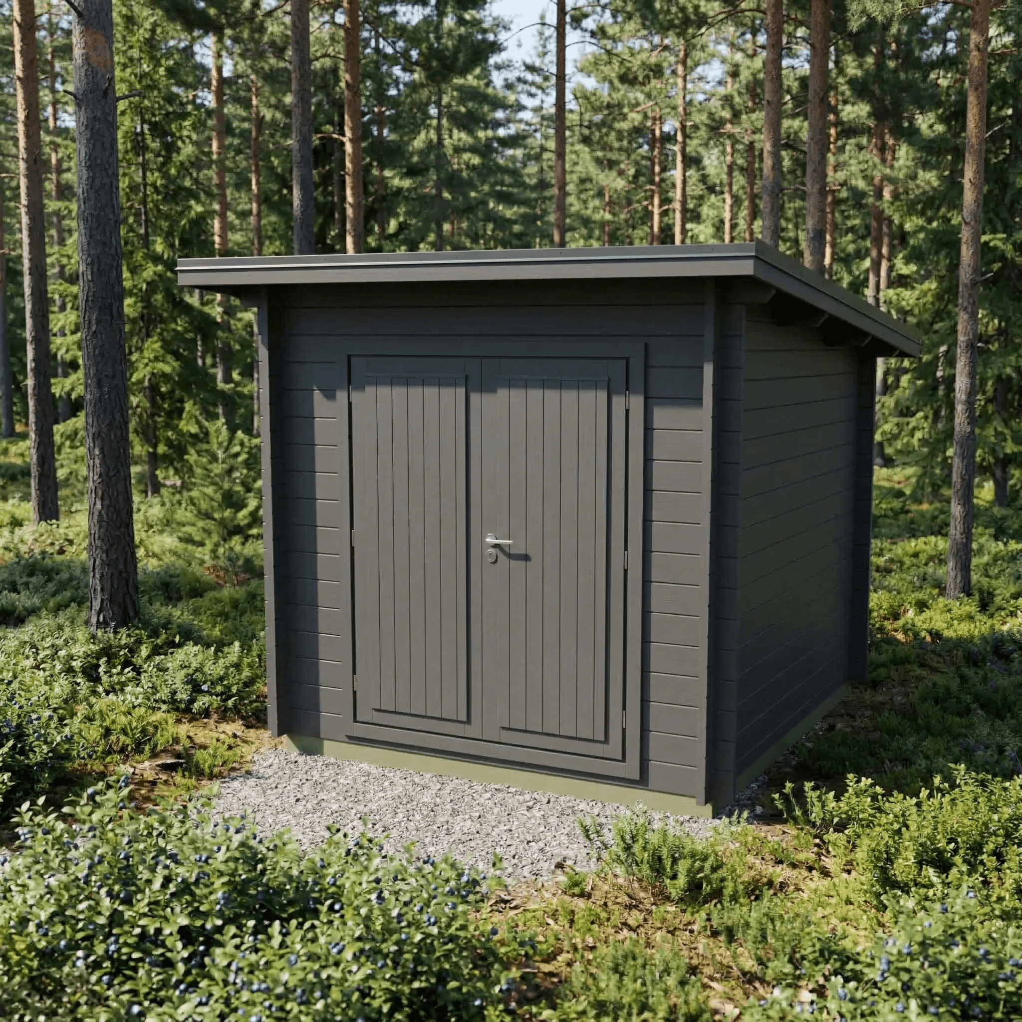 Pihavarasto Tara I lapekattoinen 5,3 m2