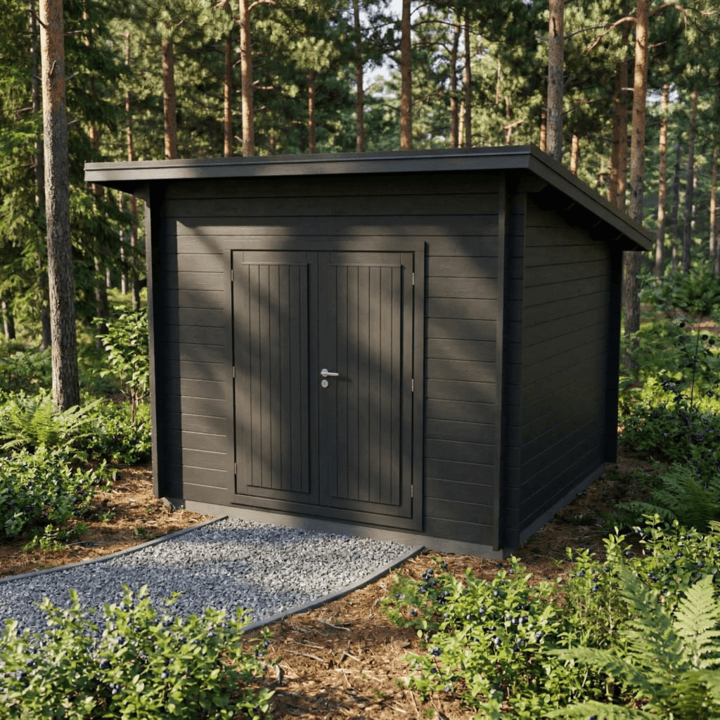 Pihavarasto Tara K lapekattoinen 7,8m2