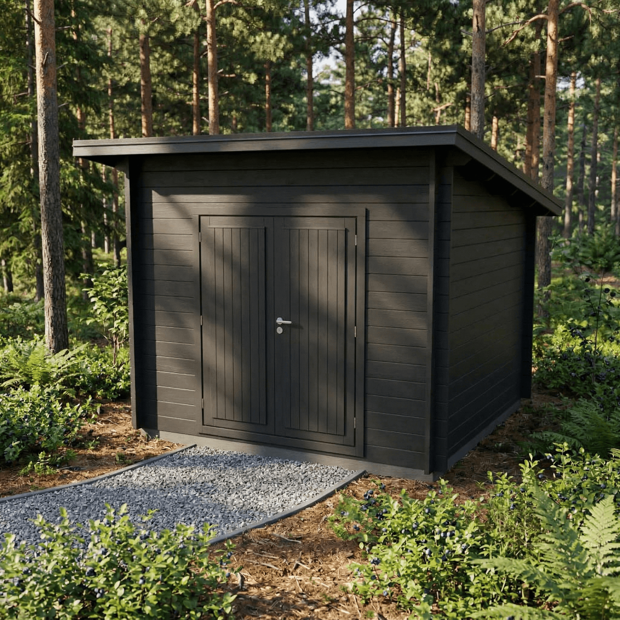 Pihavarasto Tara K lapekattoinen 7,8m2