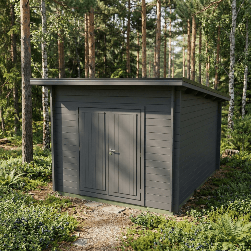 Pihavarasto Tara L lapekattoinen 10m2