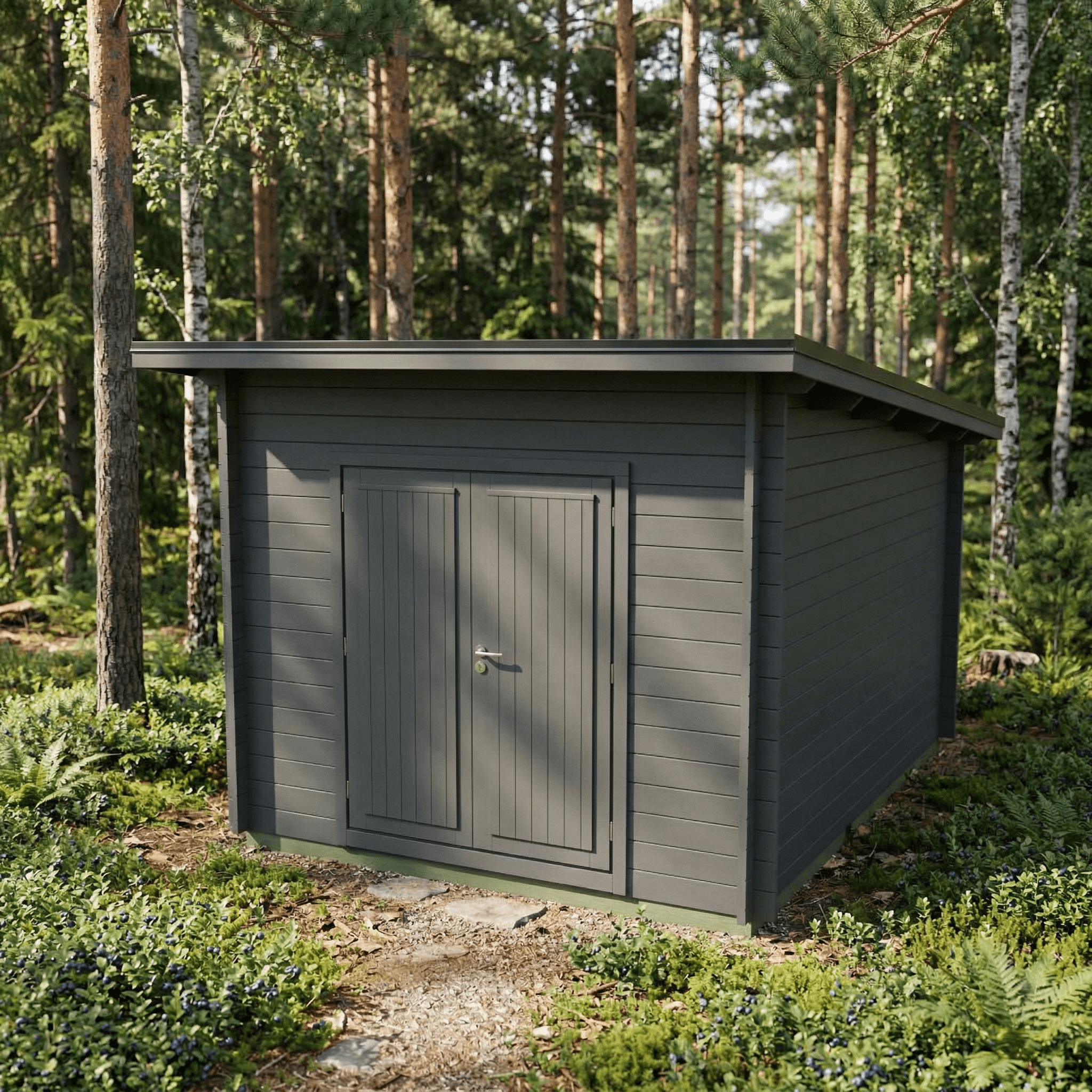 Pihavarasto Tara L lapekattoinen 10m2