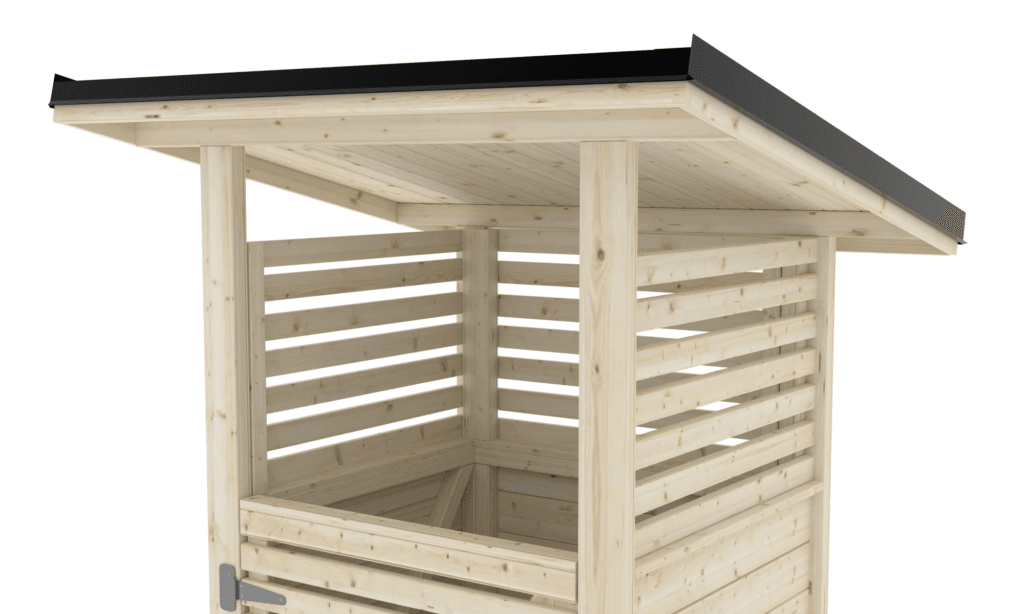 Yläritilät roskakatokseen