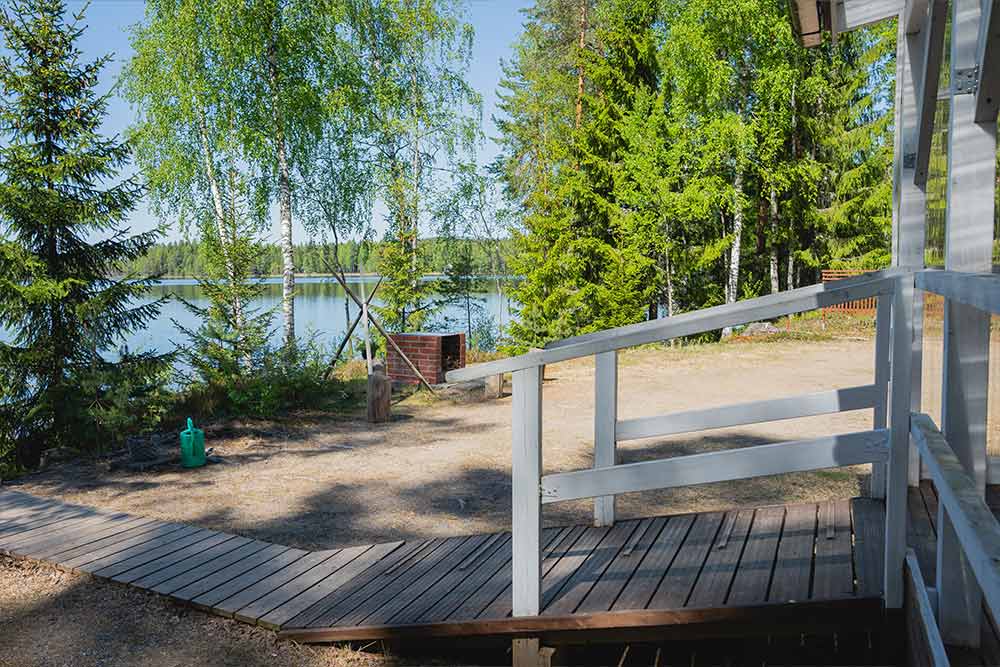 Näkymä terassilta ennen remonttia