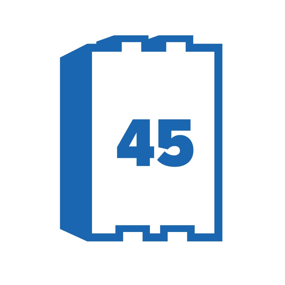 45-millinen kevythirsi