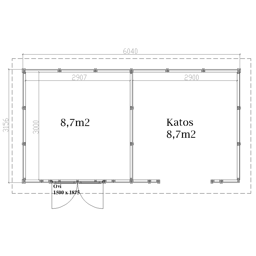 Helppå-Pihavarasto Soini pohjakuva