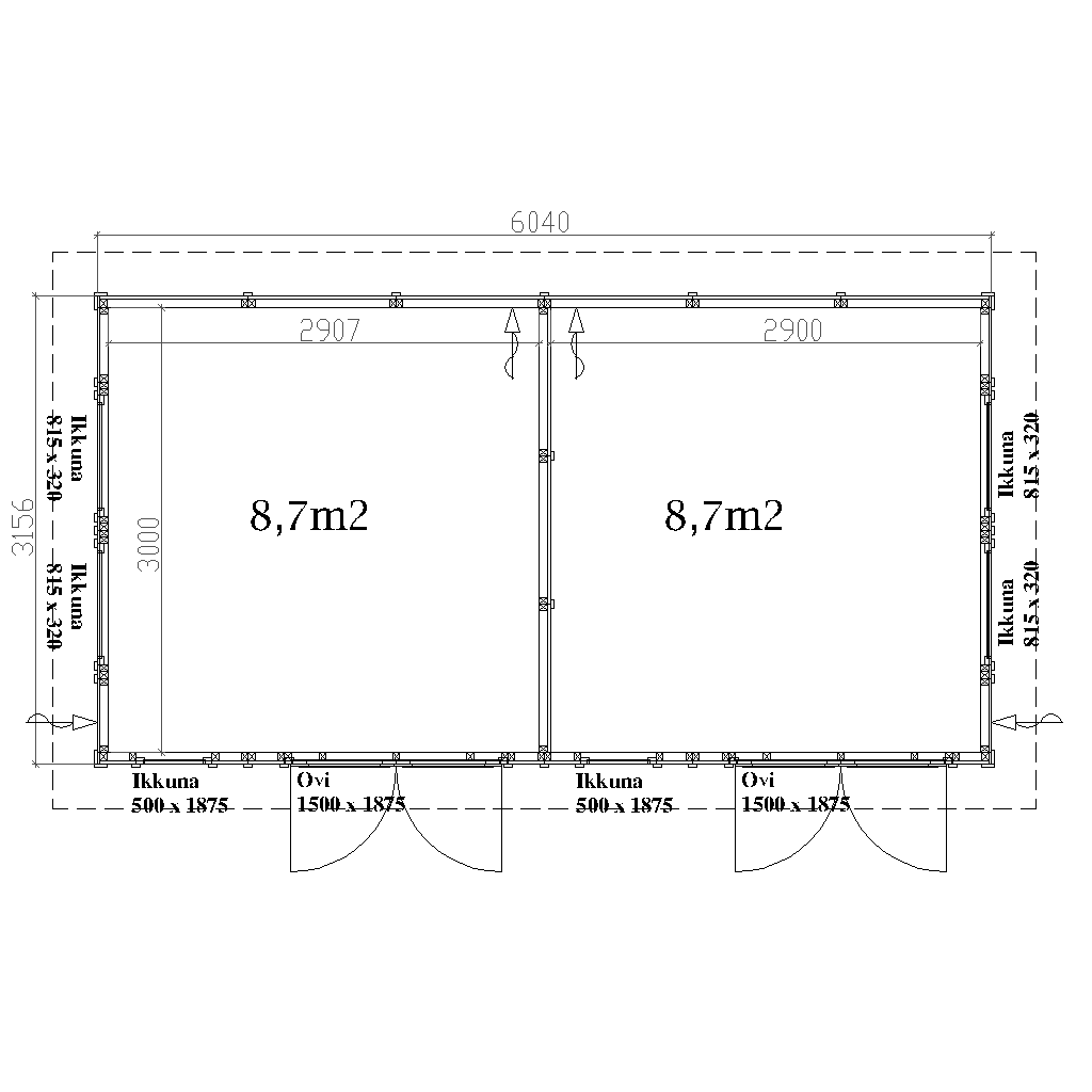 Helppå-Pihavarasto Sointu pohjakuva