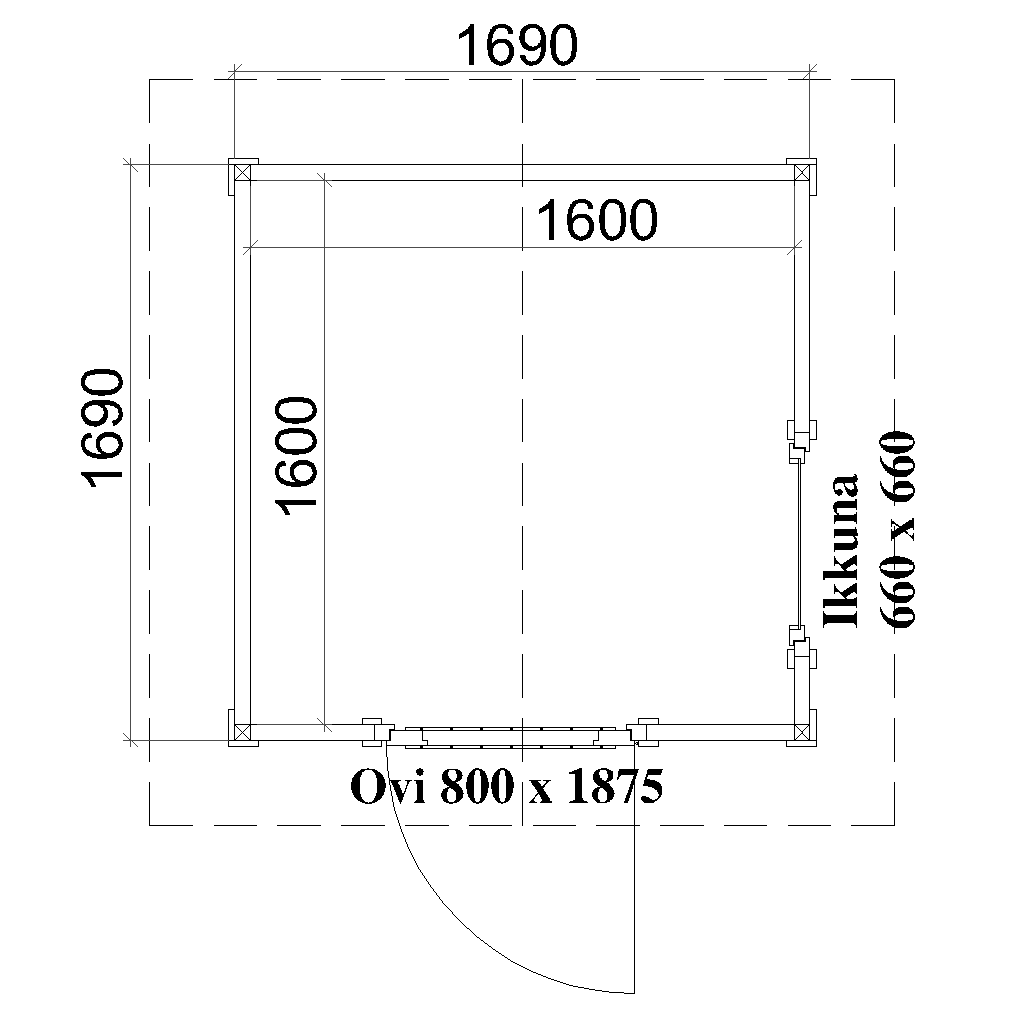 Hirsihuussi City Ilona pohjakuva