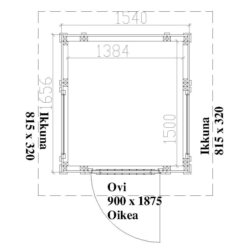 Helppå-Huussi pohjakuva