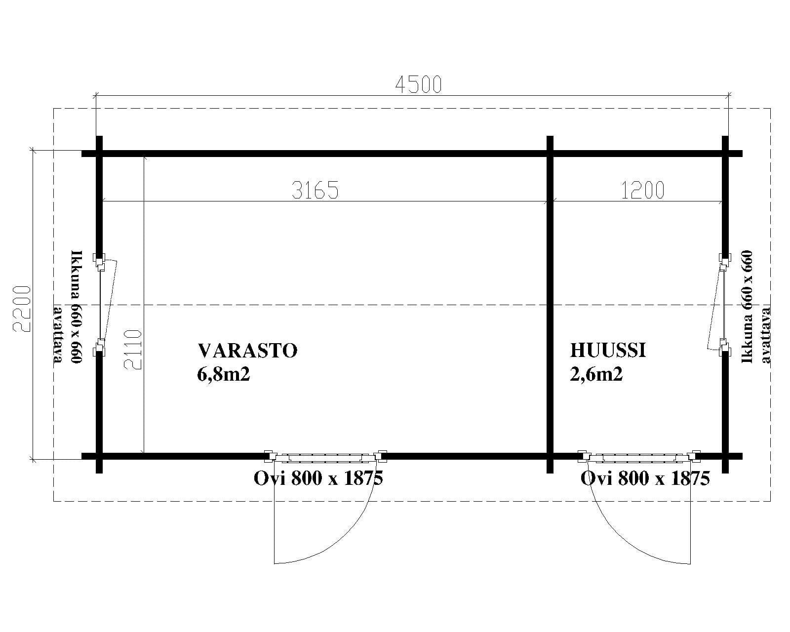 Puucee varasto Ville pohjakuva