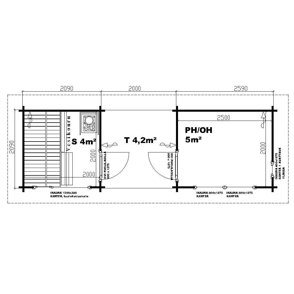 Sauna Sampo pohjakuva