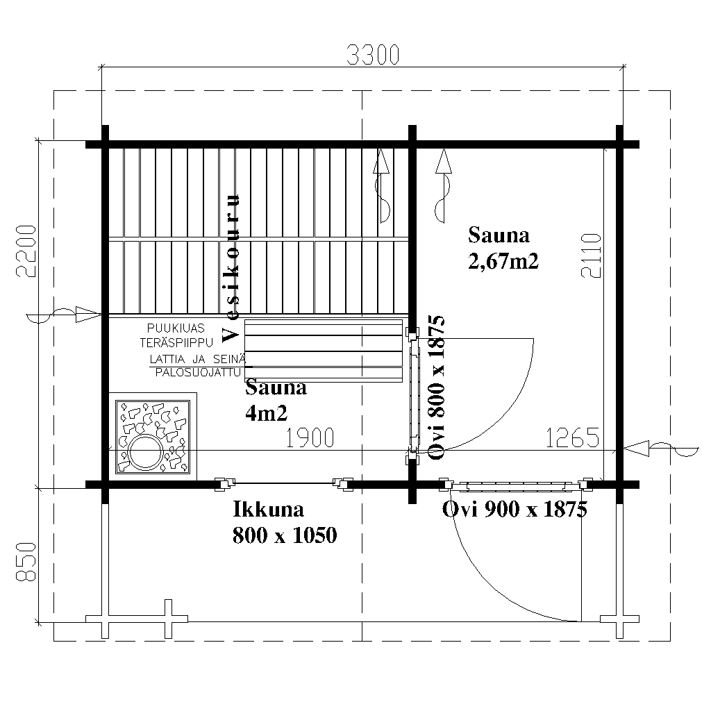 Sauna Vihta pohjakuva