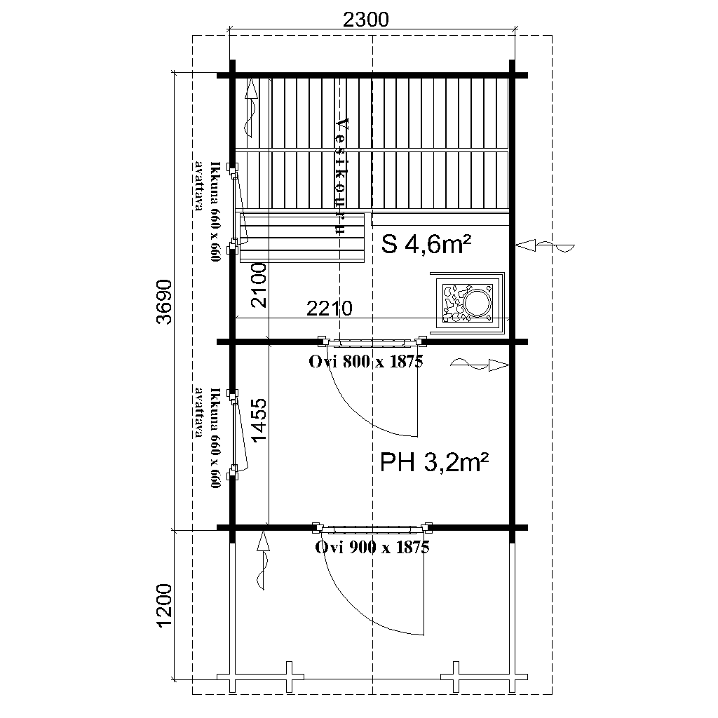 Sauna Venla pohjakuva
