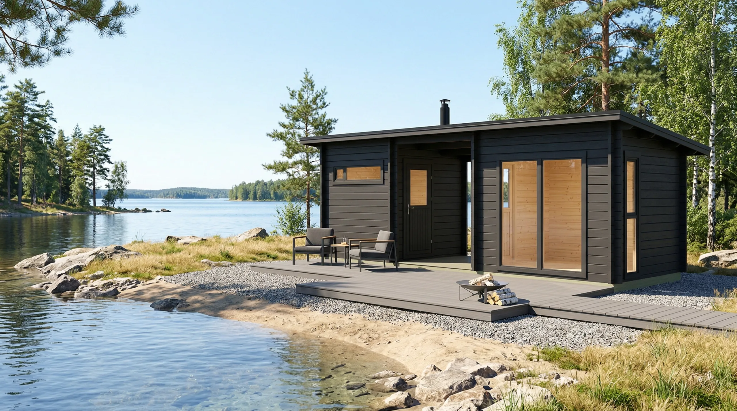 Pihasauna Sampo, Kevythirsi