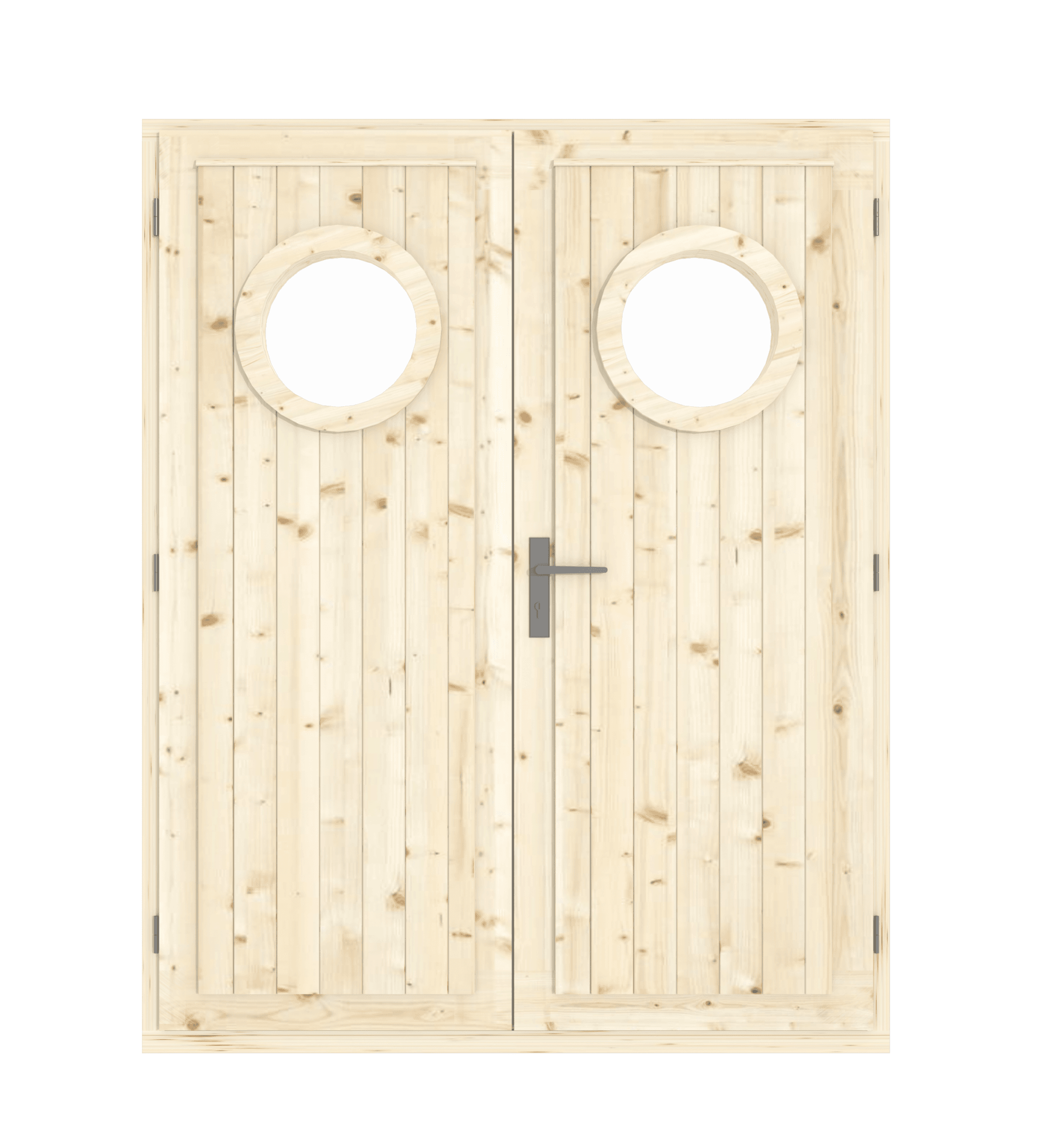 Pariovi pyöreillä ikkunoilla 1500 x 1875 mm